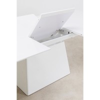 Table à rallonges Benvenuto blanc 200(50)x110cm