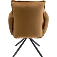 Chair with Armrest Chelsea Brown
