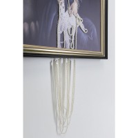Ölbild Frame Lady Pearls 80x100cm
