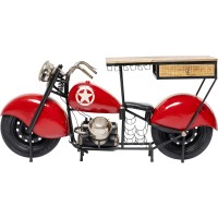 Meuble bar Motorbike rouge