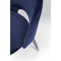 Stuhl Iris Velvet Blau (2/Set)