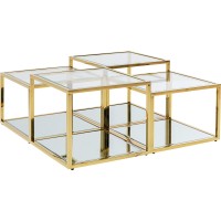 Coffee Table Orion Gold (4/Set)